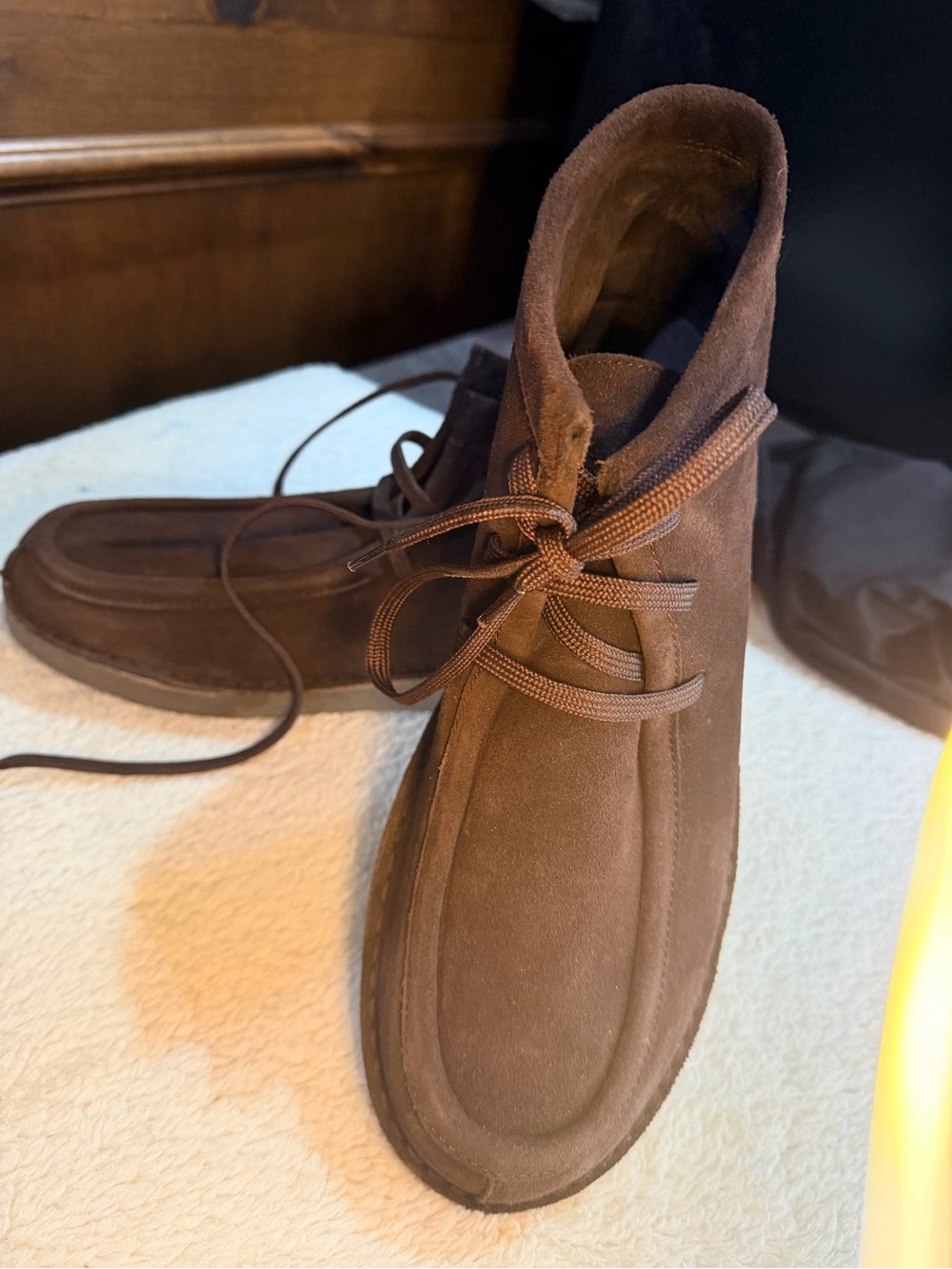 970. Like new Piombo Dark Brown Suede Men's Chukka Boots